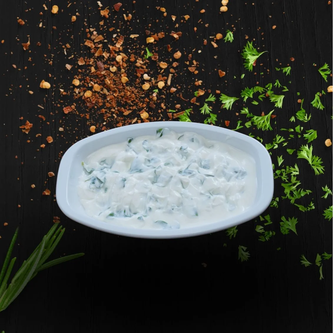Purslane Yogurt Dip